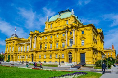 Zagreb, Hırvatistan'ın Hırvat Ulusal Tiyatrosu