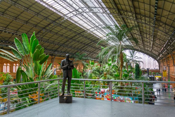 Tropical Green House Located Atocha Railway Station Madrid — Foto Stock