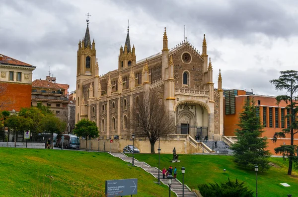 Церковь Сан Херонимо Эль Реаль Мадрид Испания — стоковое фото