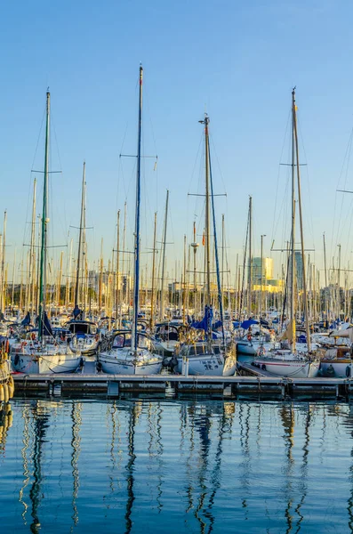 Port Vell Barcelona Spai — Foto de Stock