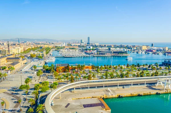 Port Vell Barcelona Spai — Stock fotografie