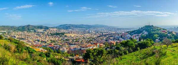 Aerial View Barcelona Spai — Foto de Stock