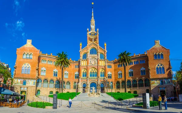 View Former Hospital Santa Creu Sant Pau Barcelona Spain — Foto Stock