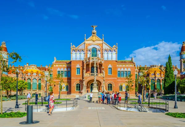 Vista Del Antiguo Hospital Santa Creu Sant Pau Barcelona España —  Fotos de Stock