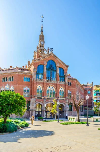 Vista Del Antiguo Hospital Santa Creu Sant Pau Barcelona España —  Fotos de Stock