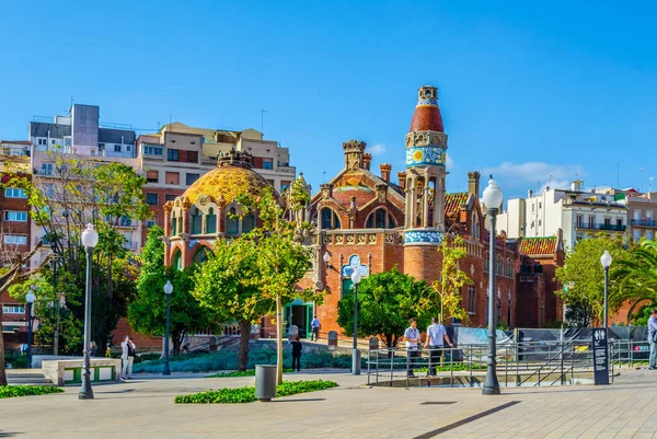 Vista Del Antiguo Hospital Santa Creu Sant Pau Barcelona España —  Fotos de Stock