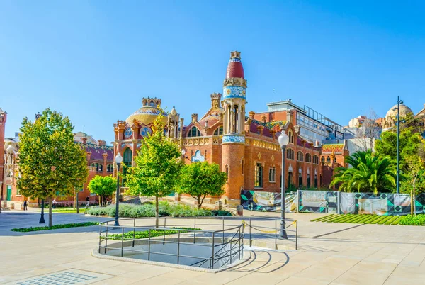 View Former Hospital Santa Creu Sant Pau Barcelona Spain — Foto Stock