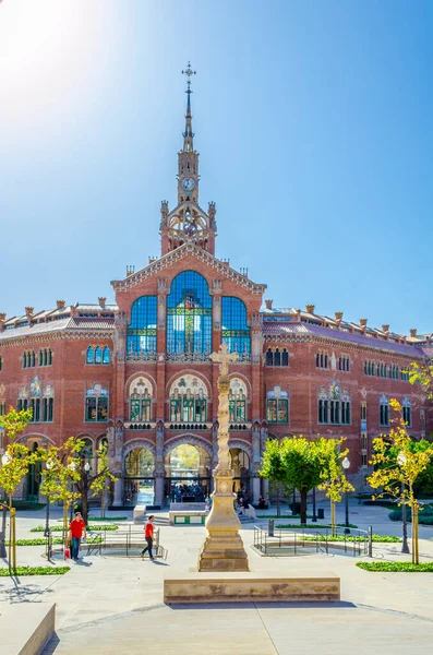 Vista Del Antiguo Hospital Santa Creu Sant Pau Barcelona España —  Fotos de Stock