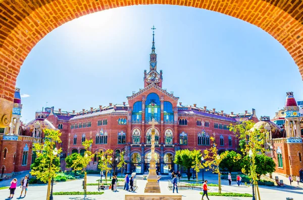 View Former Hospital Santa Creu Sant Pau Barcelona Spain — Foto Stock