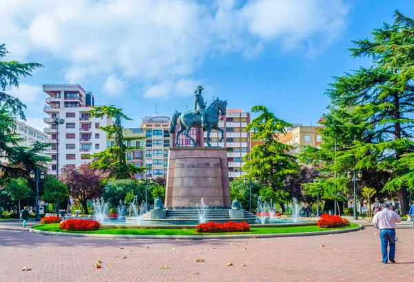 Statue General Espartero Spanish City Logron — Stockfoto