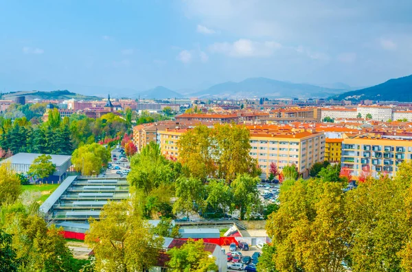 Pamplona 'nın havadan görünüşü, Spai
