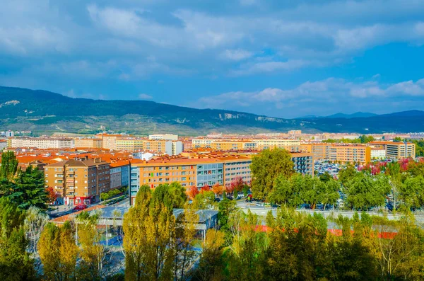Pamplona 'nın havadan görünüşü, Spai