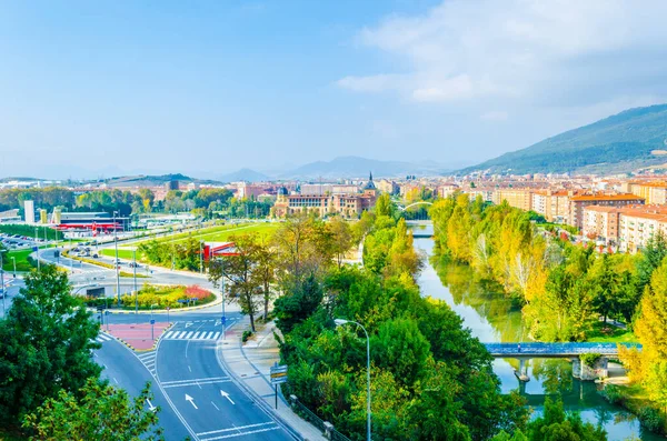 Pamplona 'nın havadan görünüşü, Spai