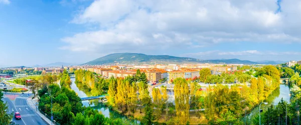 Pamplona 'nın havadan görünüşü, Spai