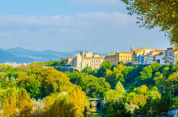 Pamplona 'nın havadan görünüşü, Spai