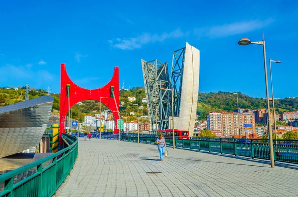 Puente Salve Zubia Ciudad Española Bilba — Foto de Stock
