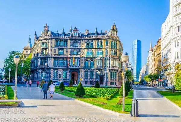 Bilbao, Spai 'deki Chavarri Sarayı manzarası