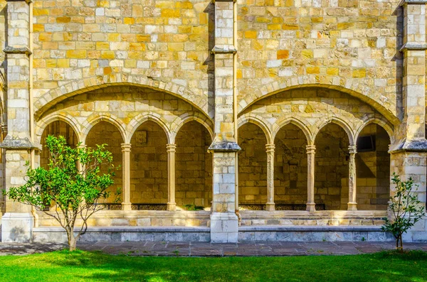Widok Gotyckich Łuków Klasztoru Katedry Santander Spai — Zdjęcie stockowe
