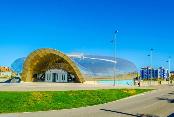 Vista Palácio Esporte Cidade Espanhola Santande — Fotografia de Stock