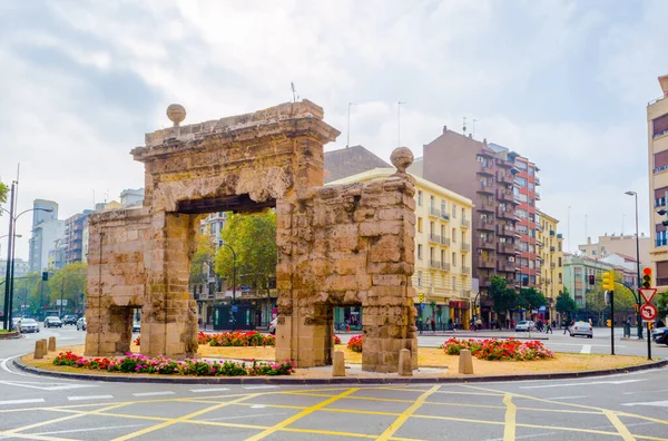 View Puerta Del Carmen Zaragoza Spai — Stockfoto