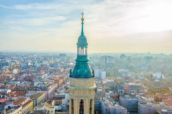 Zaragoza 'nın havadan görünüşü, Spai