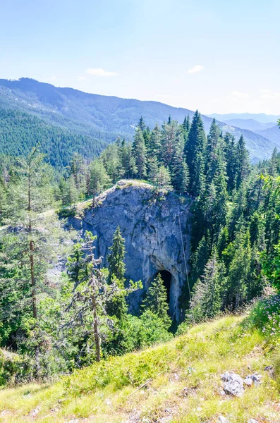 Részlet Híres Csodálatos Hidak Bulgáriában Amelyek Egy Természetes Rock Formáció — Stock Fotó