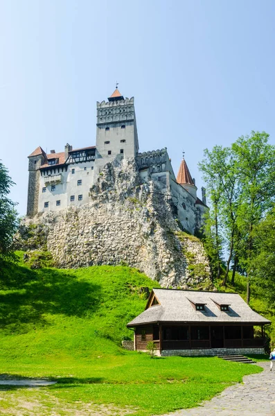 View Romanian Bran Castle Which Also Called Castle Dracula — Stockfoto