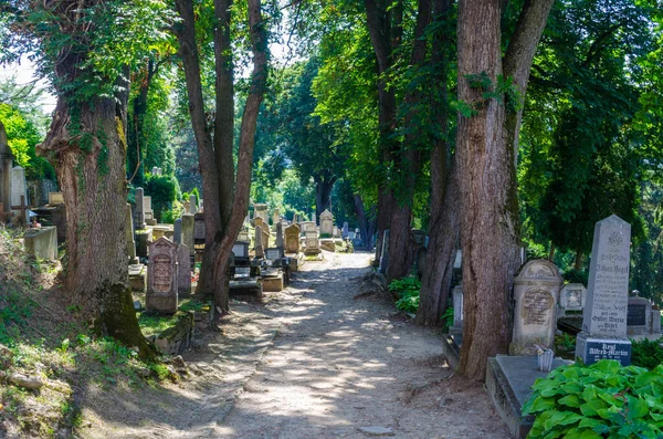 Cemitério Evangélico Velho Sighisoara Roménia — Fotografia de Stock
