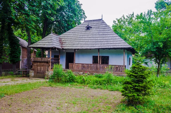 Old Houses Village Museum Bucharest Romania Europe — стоковое фото