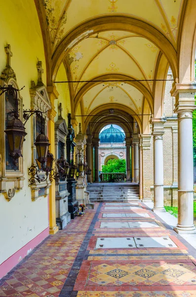 Zagreb Mirogoj Cemetary Arcades View Capital Croatia — Stock Photo, Image