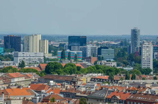 Hırvat başkenti zagreb 'in hava görüntüsü