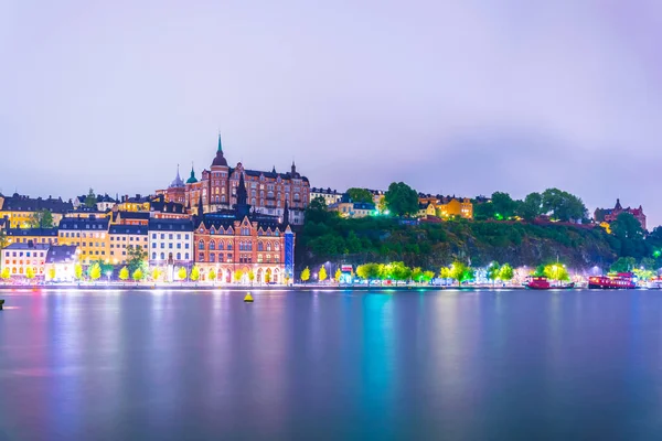 Panorama Von Stockholm Mit Der Insel Sodermalm — Stockfoto