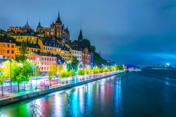 Sodermalm Adası ile Stockholm Panoraması