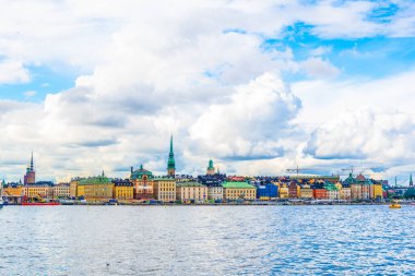Gamla Stan dominated by Storkyrkan church in Stockholm