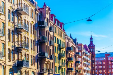 İsveç 'in renkli cepheleri