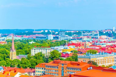 İsveçli Gotebor 'un hava manzarası