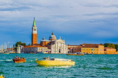 İtalya, Büyük Kanal Venedik 'teki San Giorgio Maggiore Kilisesi