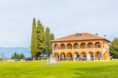 View of castello di Udine in Italy