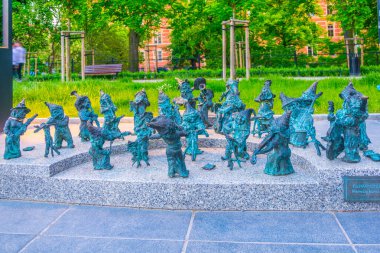 Wroclaw, Polan 'da bir cüce konseri.