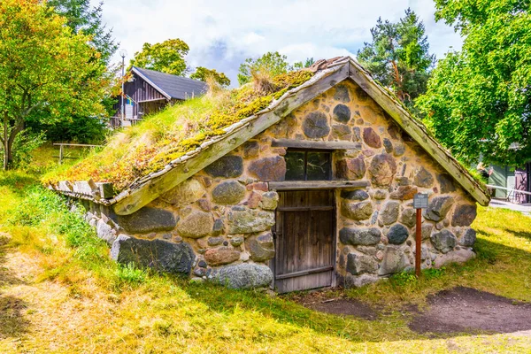 Stockholm 'deki Skansen Müzesi' nin manzarası.