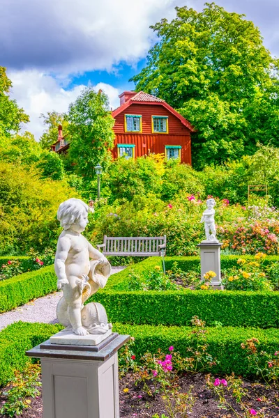View Mansion Skansen Museum Stockholm — Fotografia de Stock