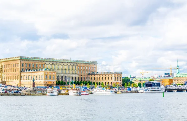 Uitzicht Gamla Stan Het Koninklijk Paleis Stockholm Zweden — Stockfoto