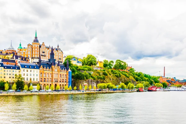 Sodermalm Adası ile Stockholm Panoraması