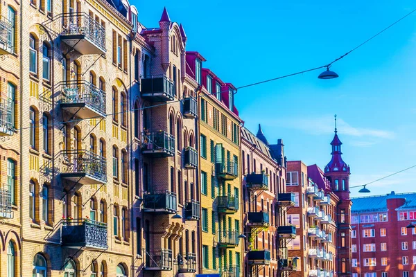 İsveç 'in renkli cepheleri