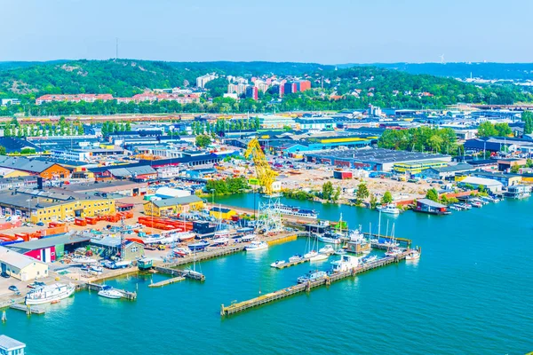 İsveçli Goteborg limanının hava görüntüsü