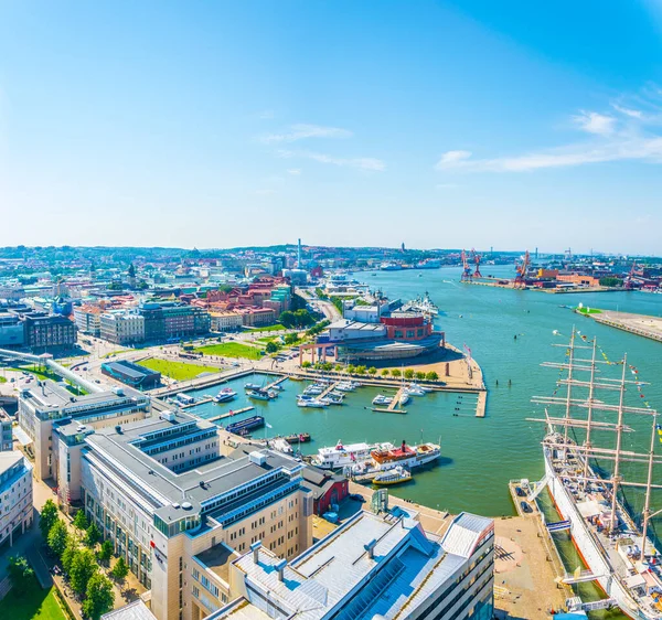 Goteborg, İsveç 'in Panorama manzarası