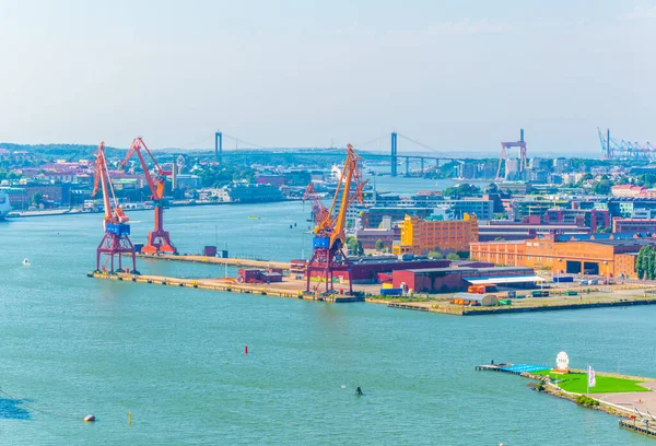 İsveçli Goteborg limanının hava görüntüsü