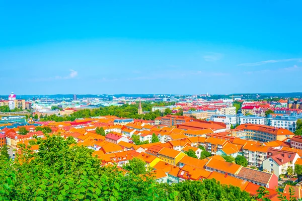 İsveçli Gotebor 'un hava manzarası