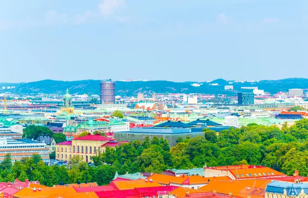 Aerial View Swedish City Gotebor — Fotografia de Stock