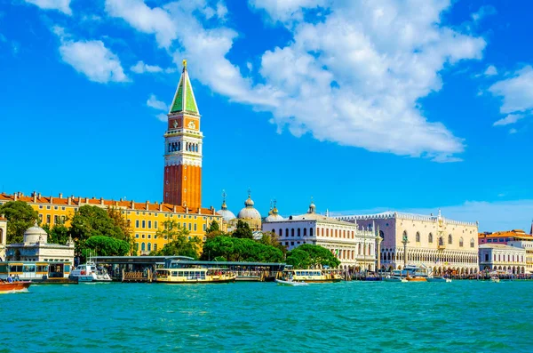 Mark Square Campanile Doge Palace Venice Italy — стокове фото